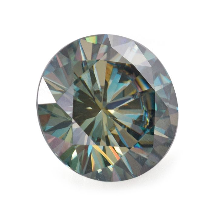 Moissanite diamond round cut round shape loose gemstone Exporter