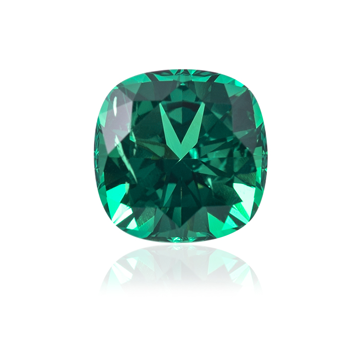 Princess Cut Natural Emerald Loose Synthetic Colombian Emerald Exporter
