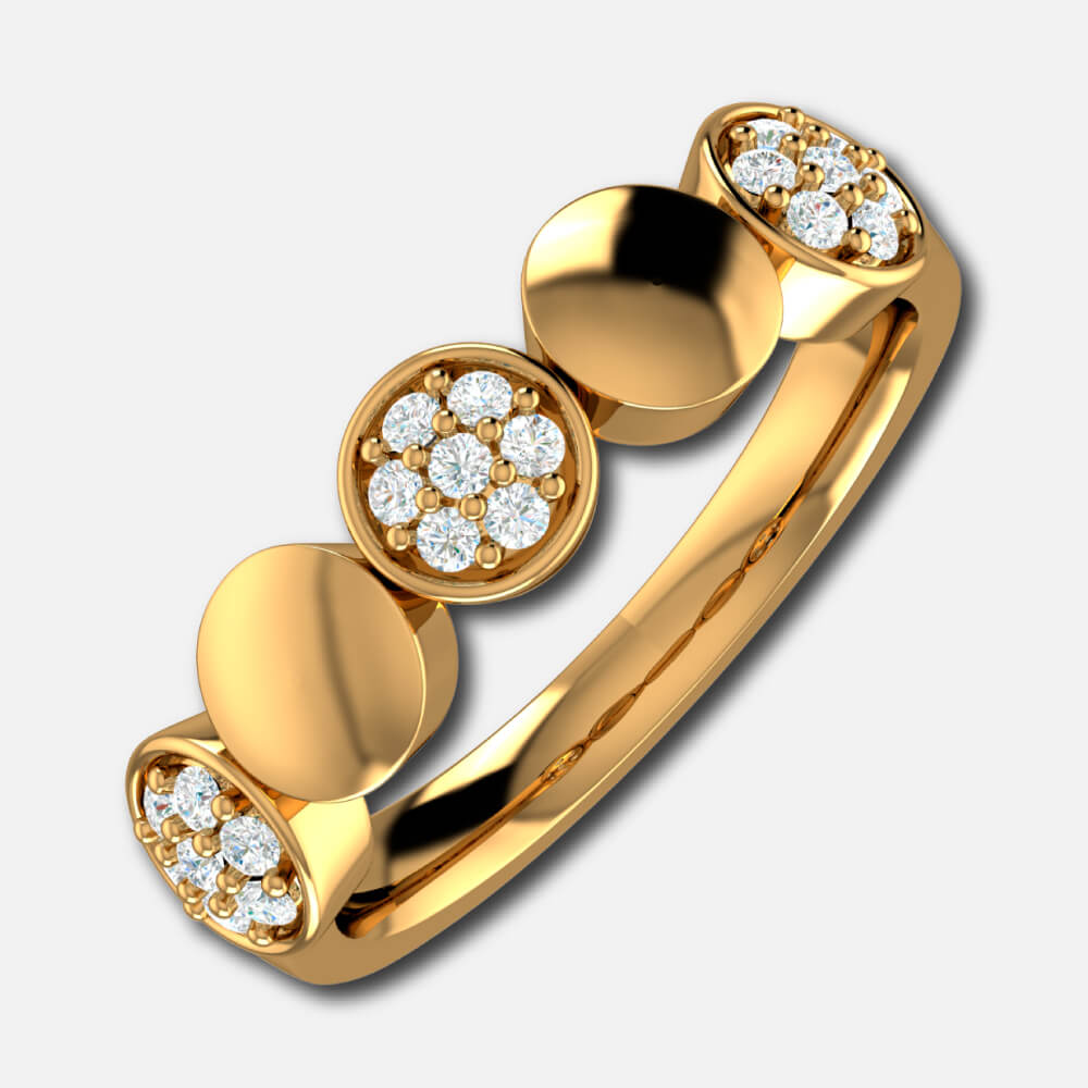 Alternate Diamond Fashion Ring Supplier