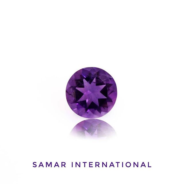 Loose gemstone natural AAA quality purple amethyst gemstone Supplier