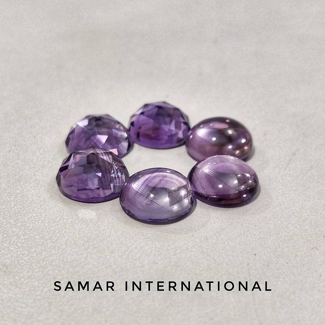 Loose gemstone natural purple amethyst gemstone Exporter
