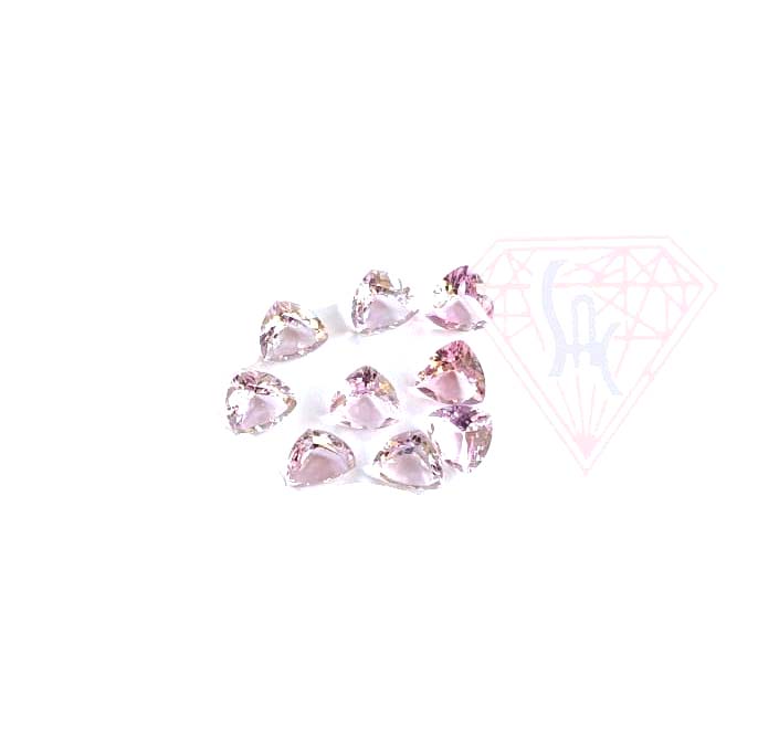 Pink Amethyst Natural Loose Gemstone With Trendy Shapes Exporter