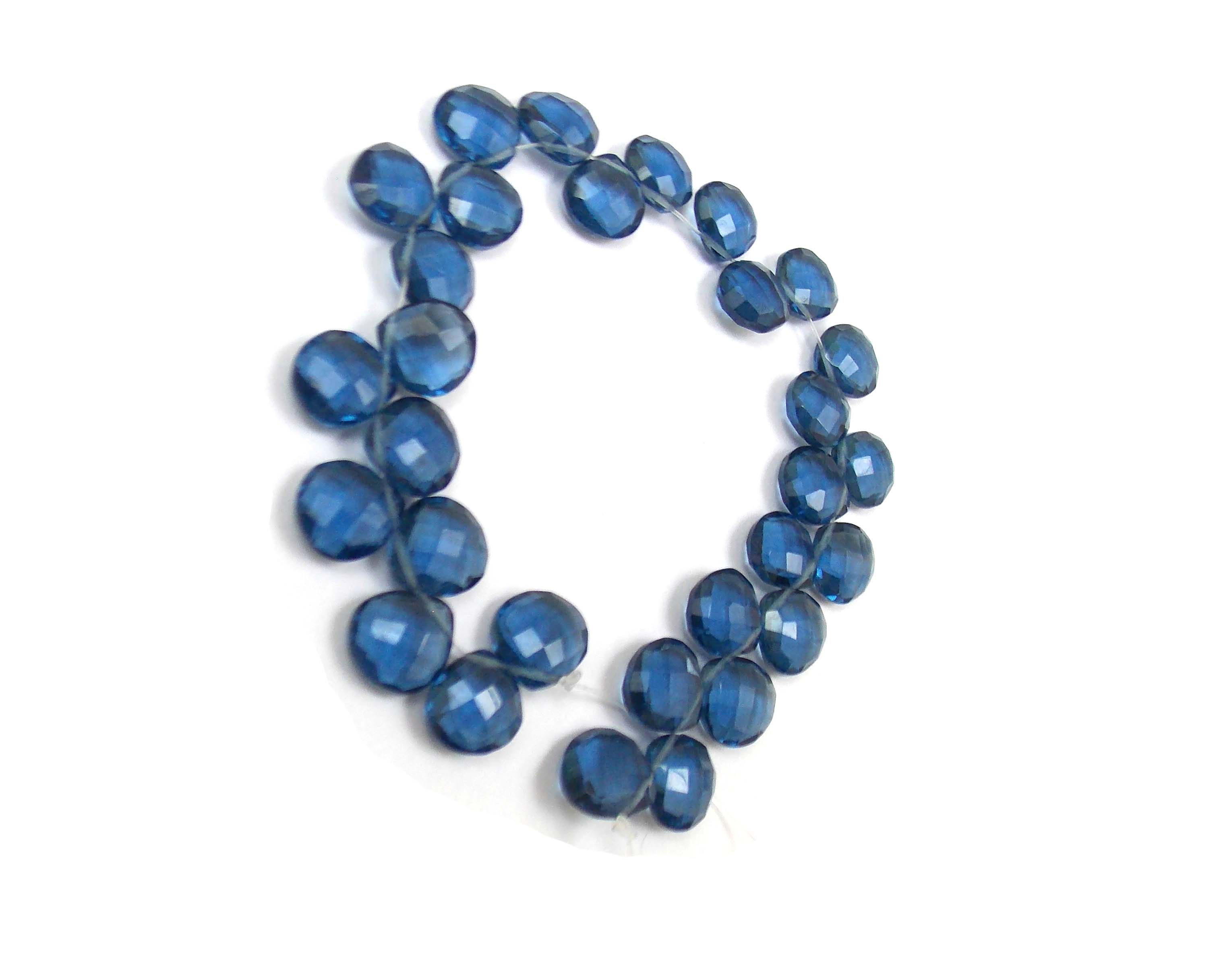 Lolite Gemstone Heart Shape For Beads Strands Jewelry Exporter