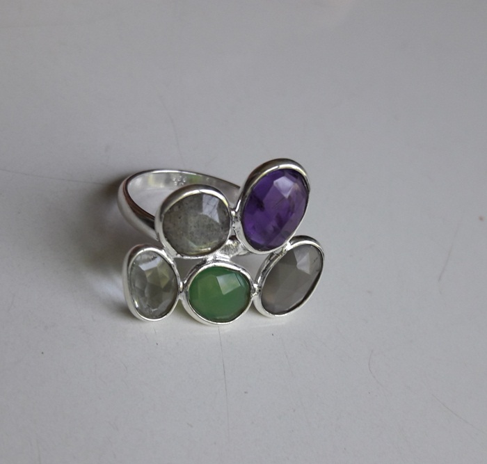 Gemstone rings wholesale sterling silver Exporter