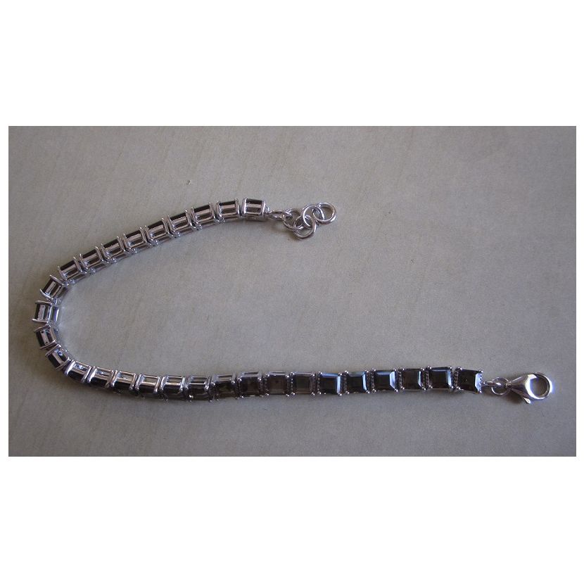 Gold Bracelet with smoky qtz Exporter
