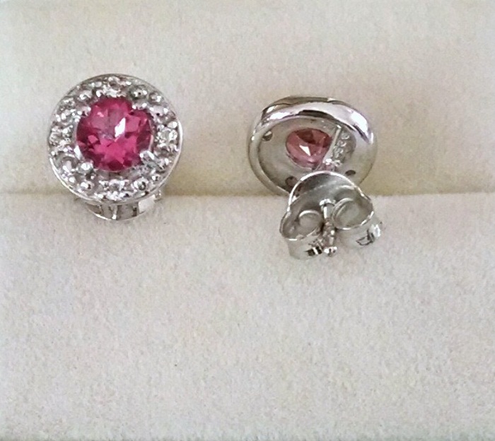 Ruby White topaz Earrings Supplier