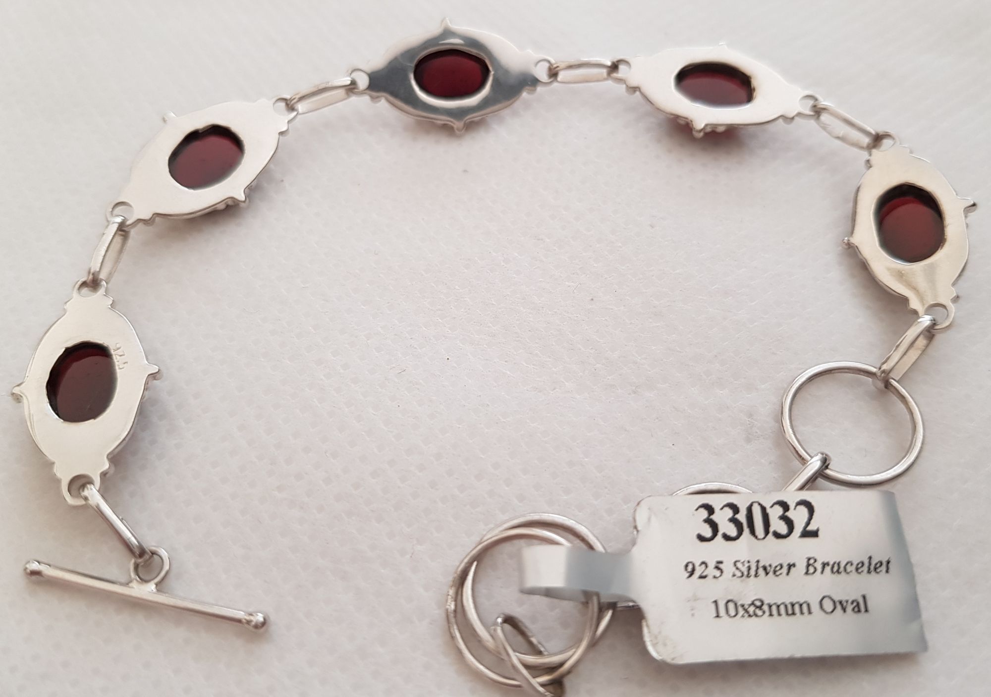 Garnet oval cab bracelet Supplier