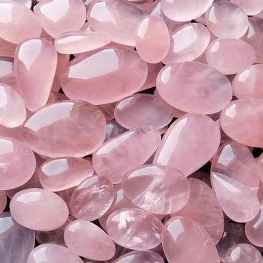 Wholesale Natural Rose Quartz Cabochon Lots Gemstone, Rose Quartz Gemstone.