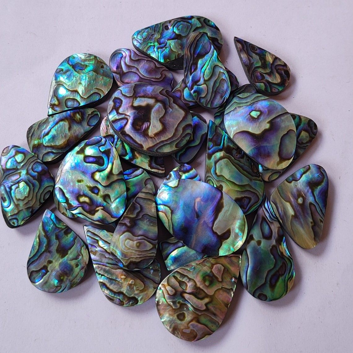Wholesale Abalone Shell Cabochon Abalone Stone Wholesale lot Gems Polished Loose