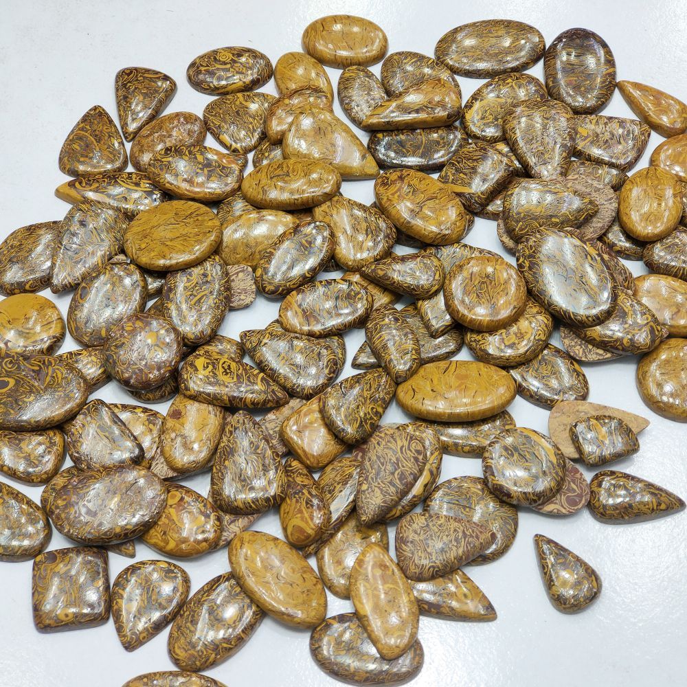 Amazing Wholesale Lot Mariam Jasper Cabochon Mix Shape Gemstone Mariam Jasper