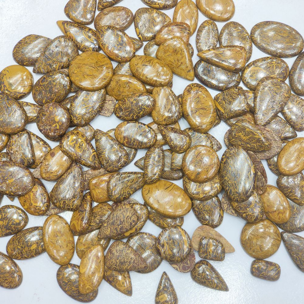 Amazing Wholesale Lot Mariam Jasper Cabochon Mix Shape Gemstone Mariam Jasper