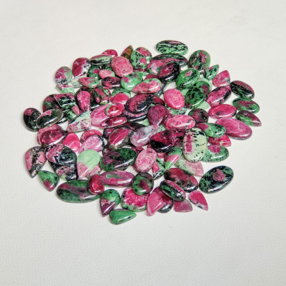 Natural Ruby Zoisite Gemstone For making Jewelry, AAA Top Grade Quality hand