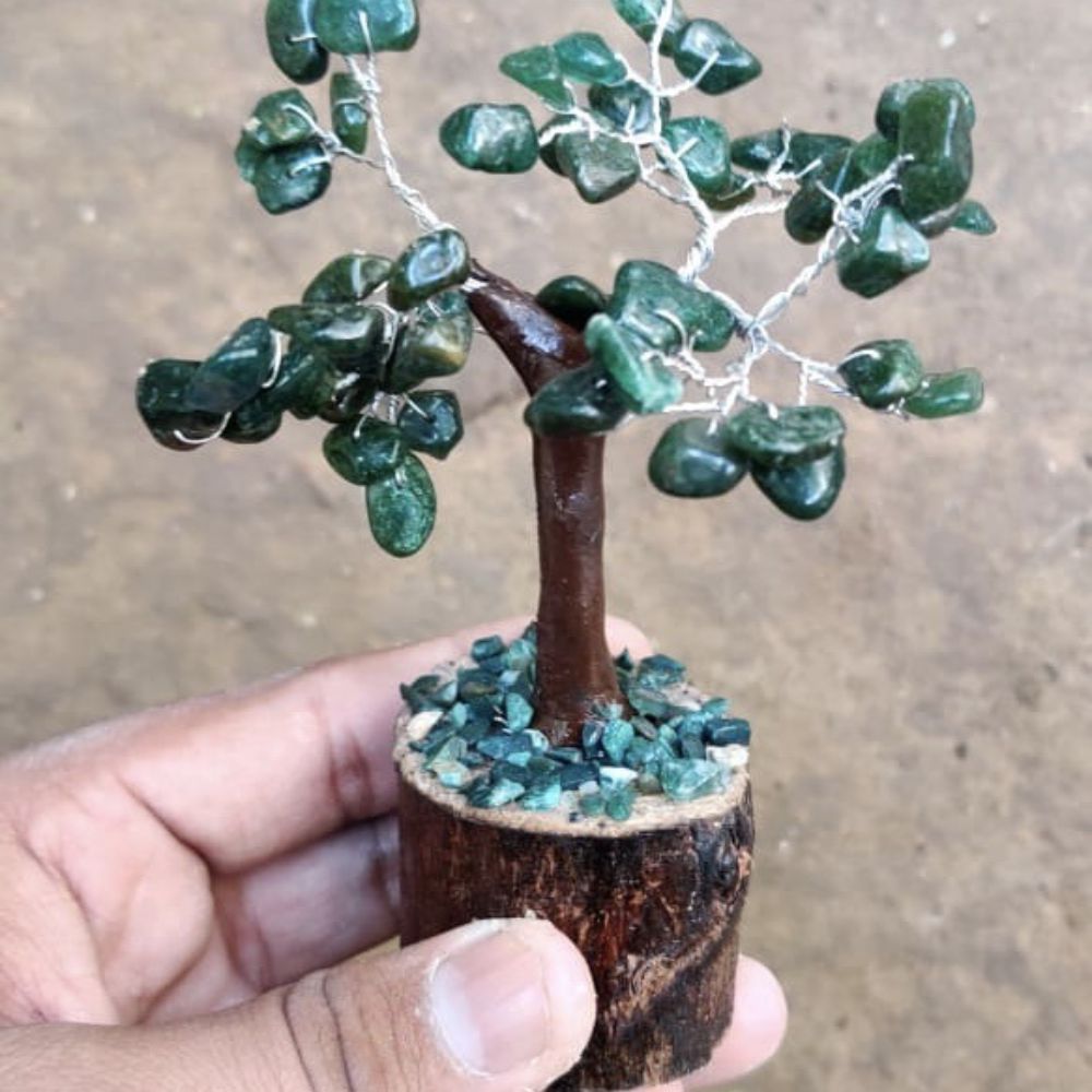 Green Aventurine 60 Beads Gemstone Tree For Sale With Beautiful look Supplier