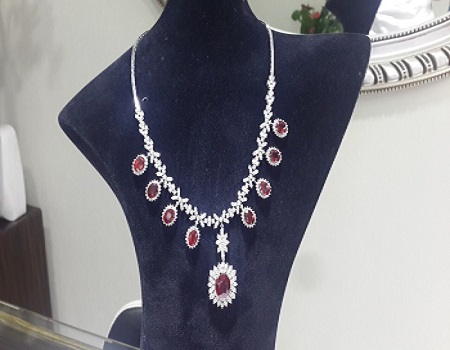 Ruby Necklace Set Wholesaler