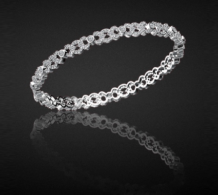 Real Round Diamond Designer Bracelet Supplier