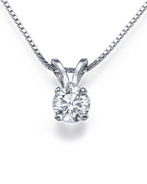 Brillant Cut Real Solitaire Diamond Pendant Manufacturer
