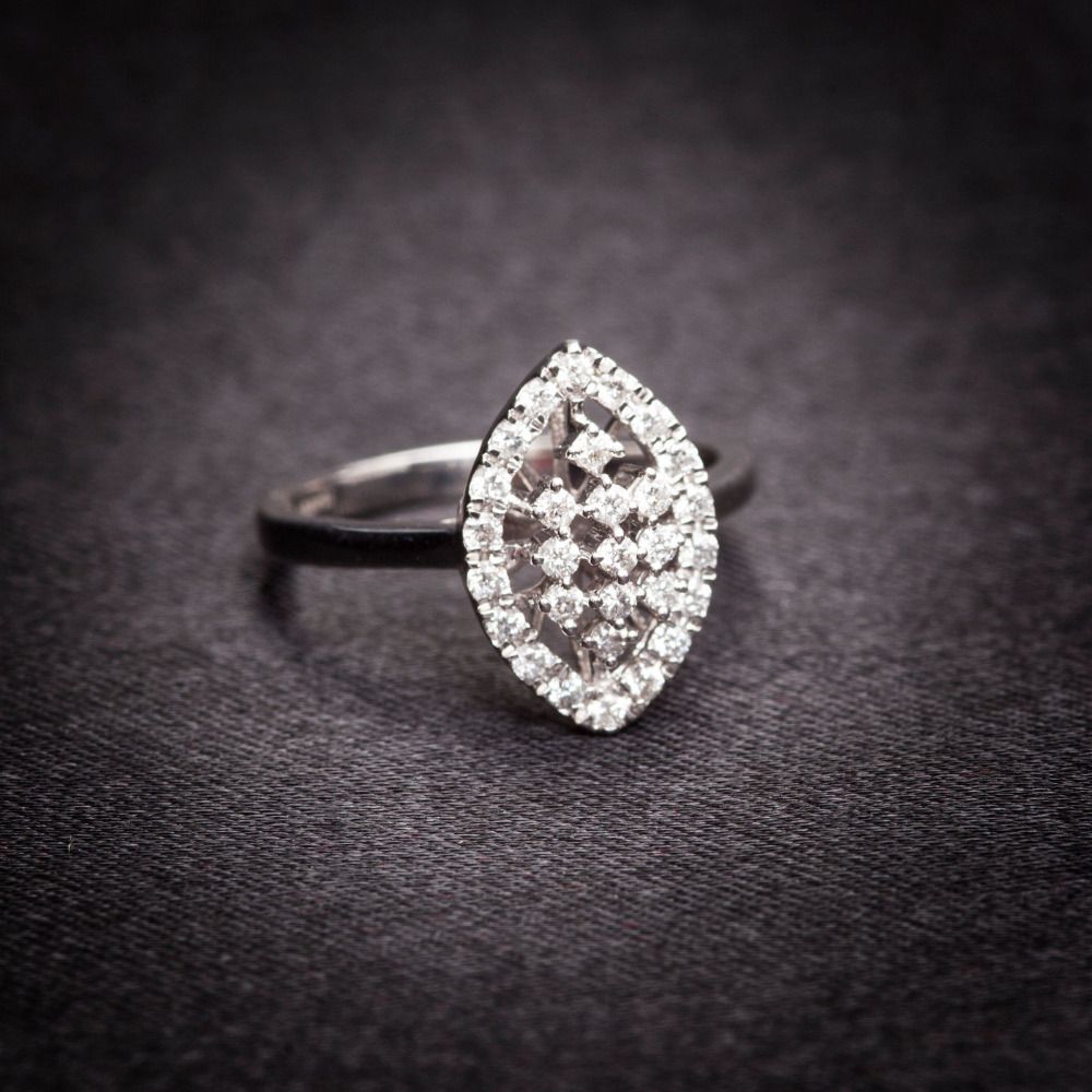 Indian Style Natural Diamond Engagement Ring Supplier
