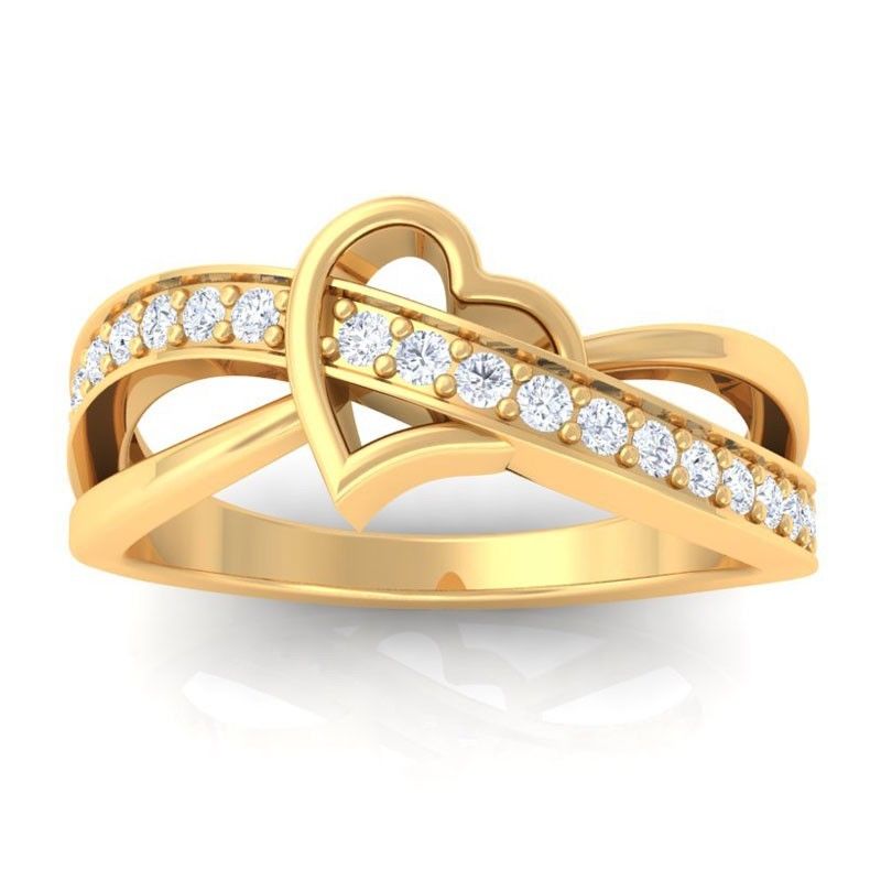 Beautiful Diamond Heart Ring Supplier