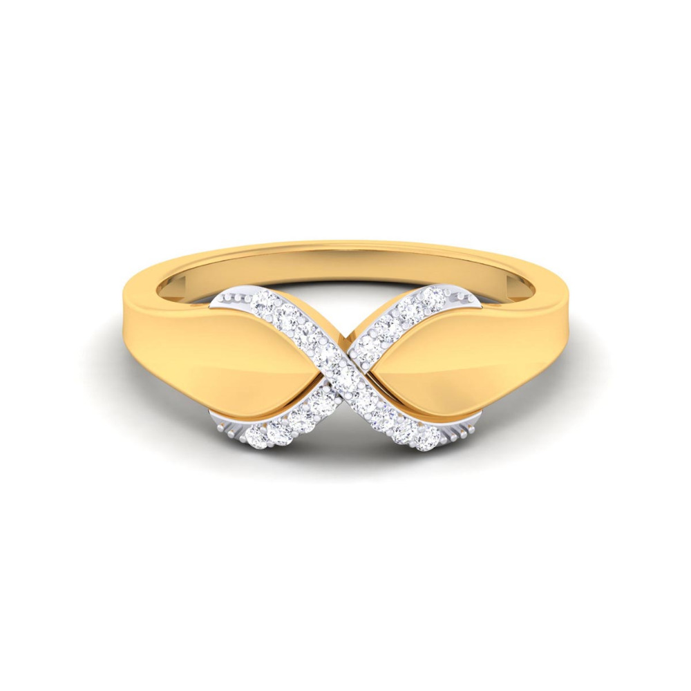 0.30 TCW Natural Diamond Infinity Ring Supplier