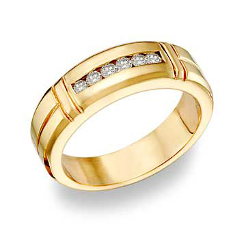 Designer Real Diamond Mens Wedding Band Supplier