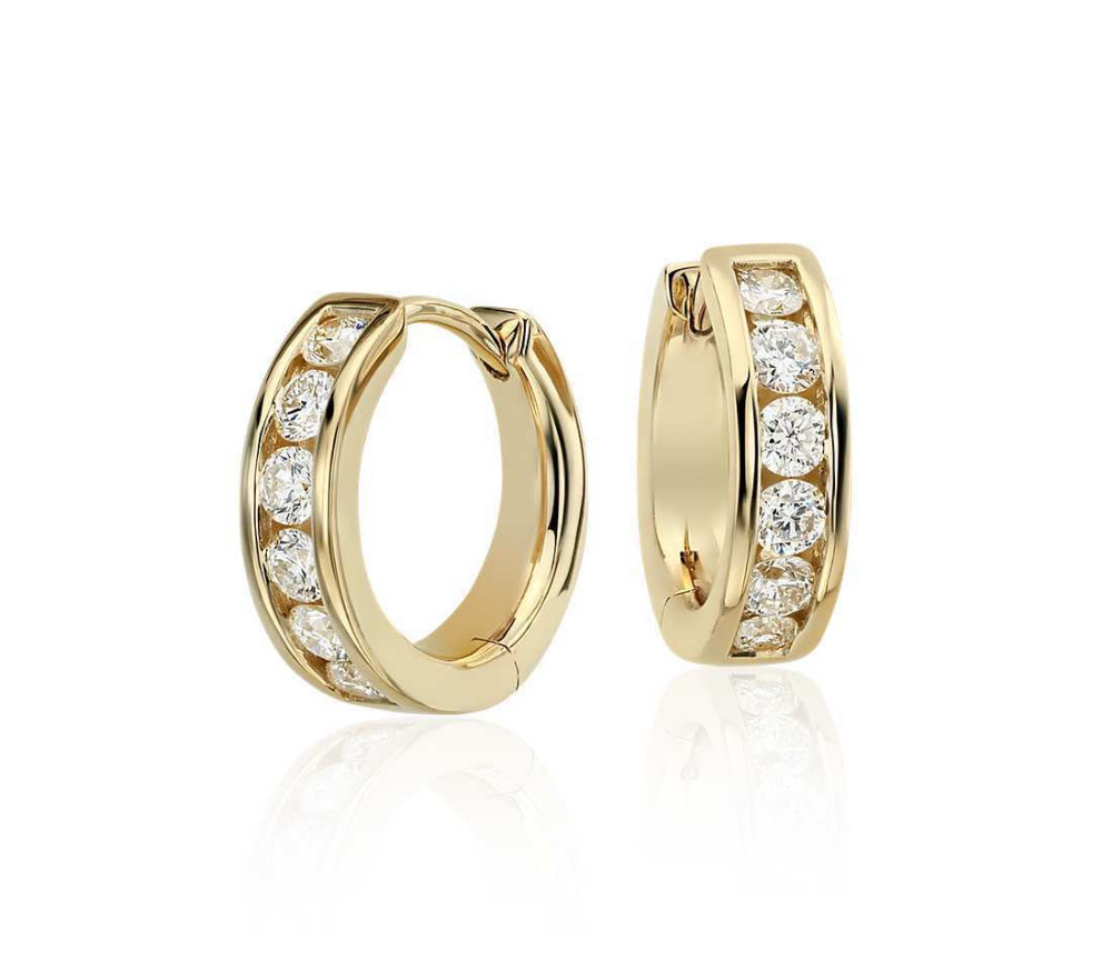 Real Diamond Small Hoop Earrings Supplier