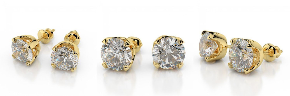 Daily Wear Real Diamond Solitaire Earrings Manufacturer