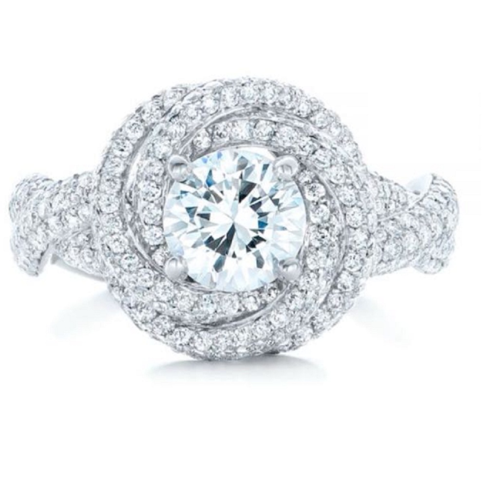 18 Kt White Gold Wedding Ring manufacturer