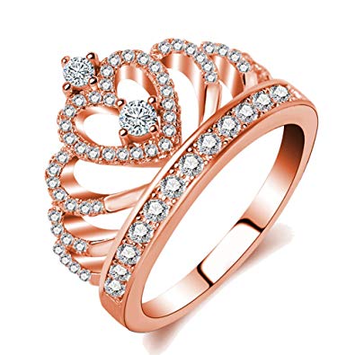 Natural Diamonds 14 Kt Rose Gold Engagement & Wedding Ring supplier