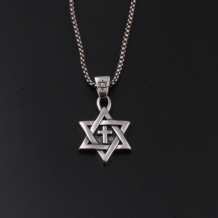 Hip hop and rock style plating silver necklace Supplier