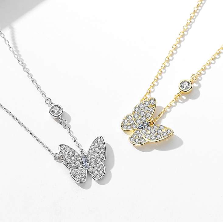 Butterfly diamond necklace Wholesaler