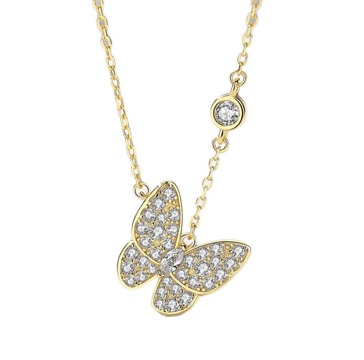Butterfly diamond necklace Wholesaler