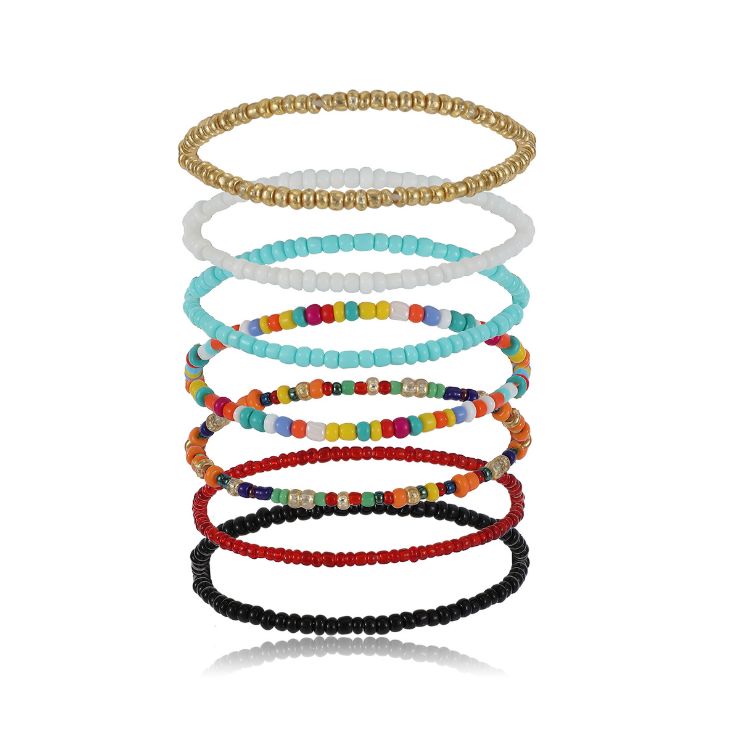 Bohemian style rice bead suit bracelet Wholesaler