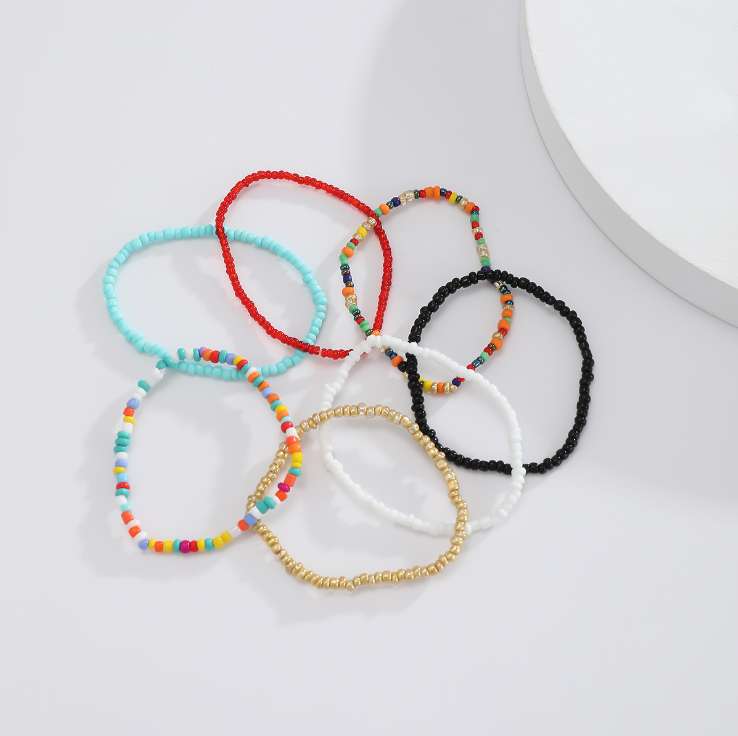 Bohemian style rice bead suit bracelet Wholesaler