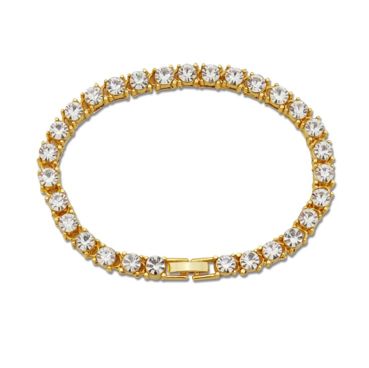 Gold plated tennies chain womens bracelet  Exporter