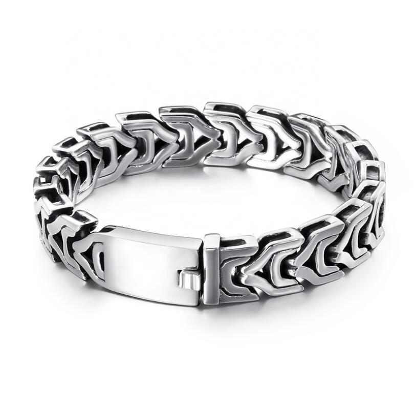 Fashion keel chain bracelet Punk trend domineering bracelet Wholesaler