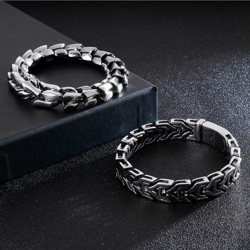 Fashion keel chain bracelet Punk trend domineering bracelet Wholesaler