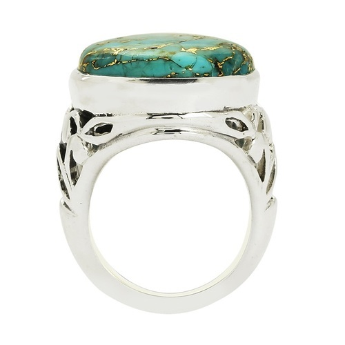 Wholesale Natural American Turquoise Silver Rings Jewelry