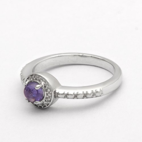 wholesale  Gemstone 925 Sterling Silver Women Wedding Ring