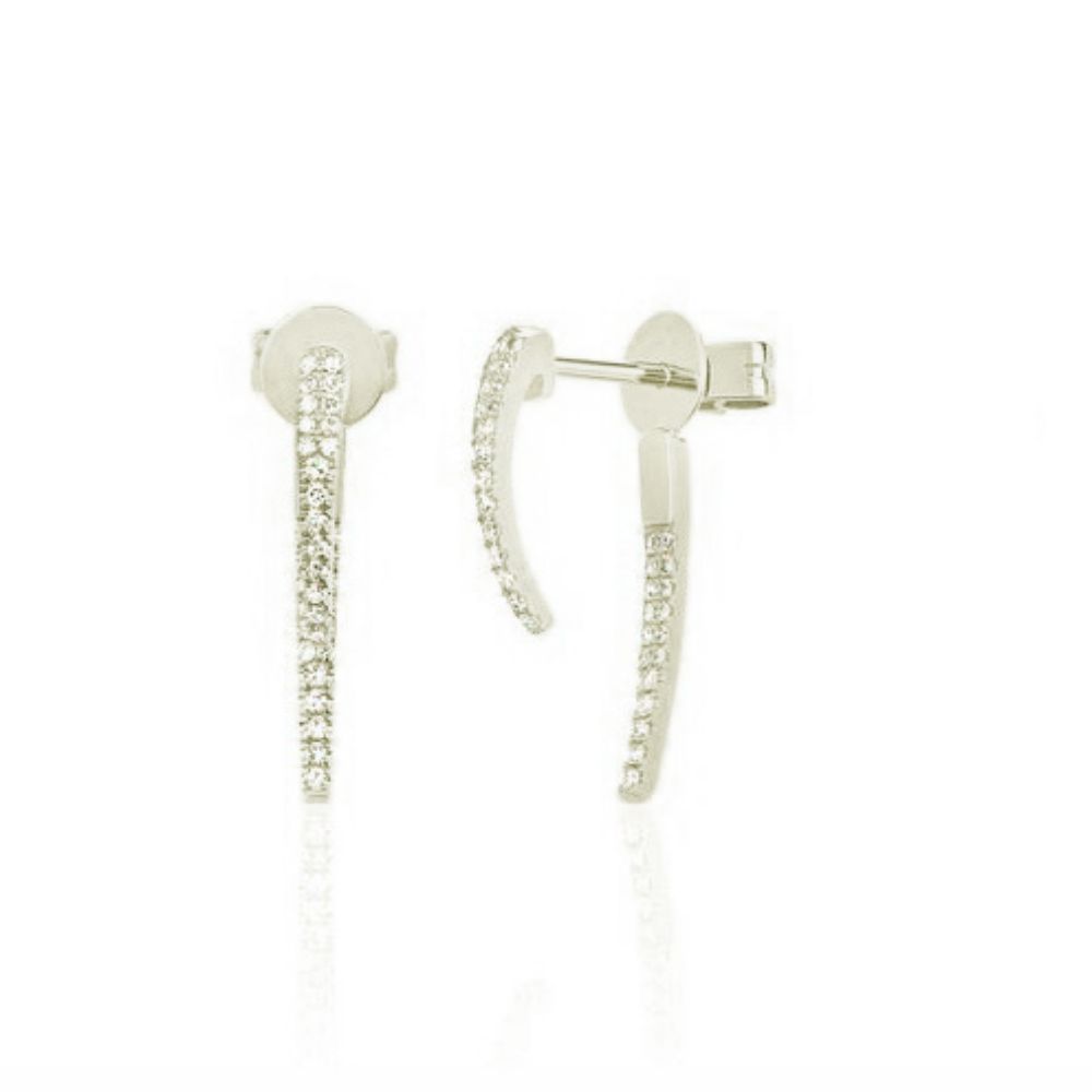 925 Sterling silver Over Gold vermeil Tunnel Jacket Earrings Manufacturer