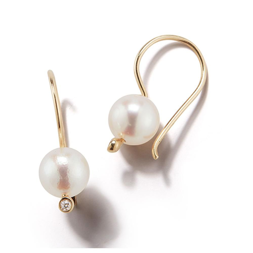 Solid Sterling silver Over Gold Vermeil hook earrings Manufacturer