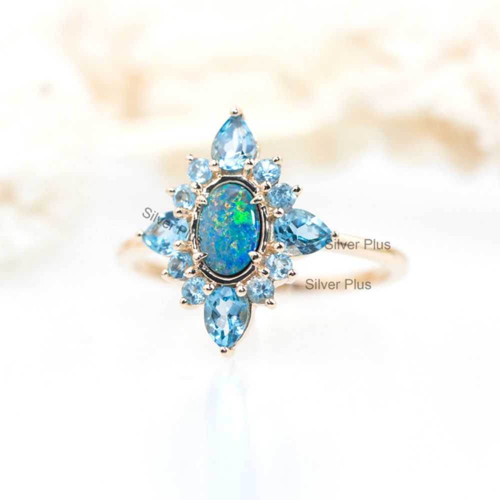 Wholesale Gold Plated cubic zirconia minimalist cocktail ring solid 925 sterling