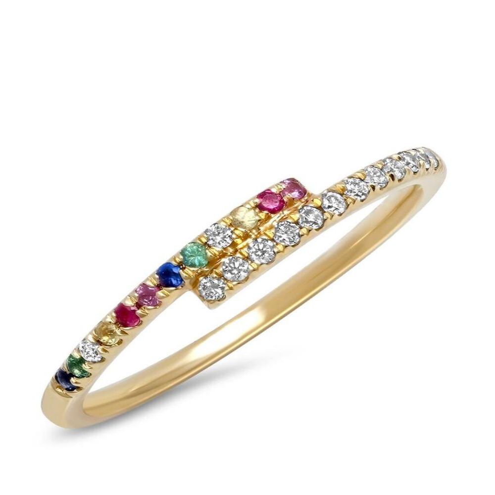 Gold Plated cubic zirconia minimalist wrap band ring solid 925 sterling Supplier