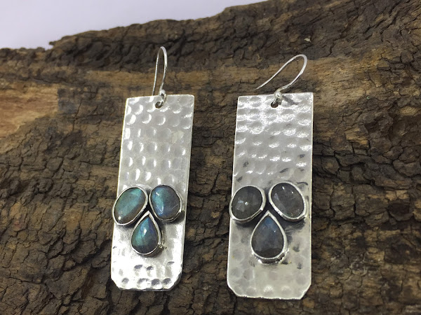 Hand Made 925 Sterling Silver Labradorite Earring Exporter