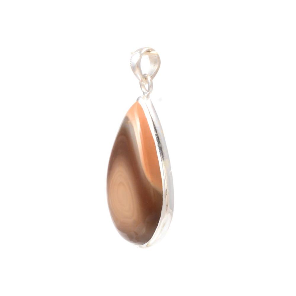 Wholesale Sparkling Indian Design 925 Sterling Silver Pear Shape imperial Jasper