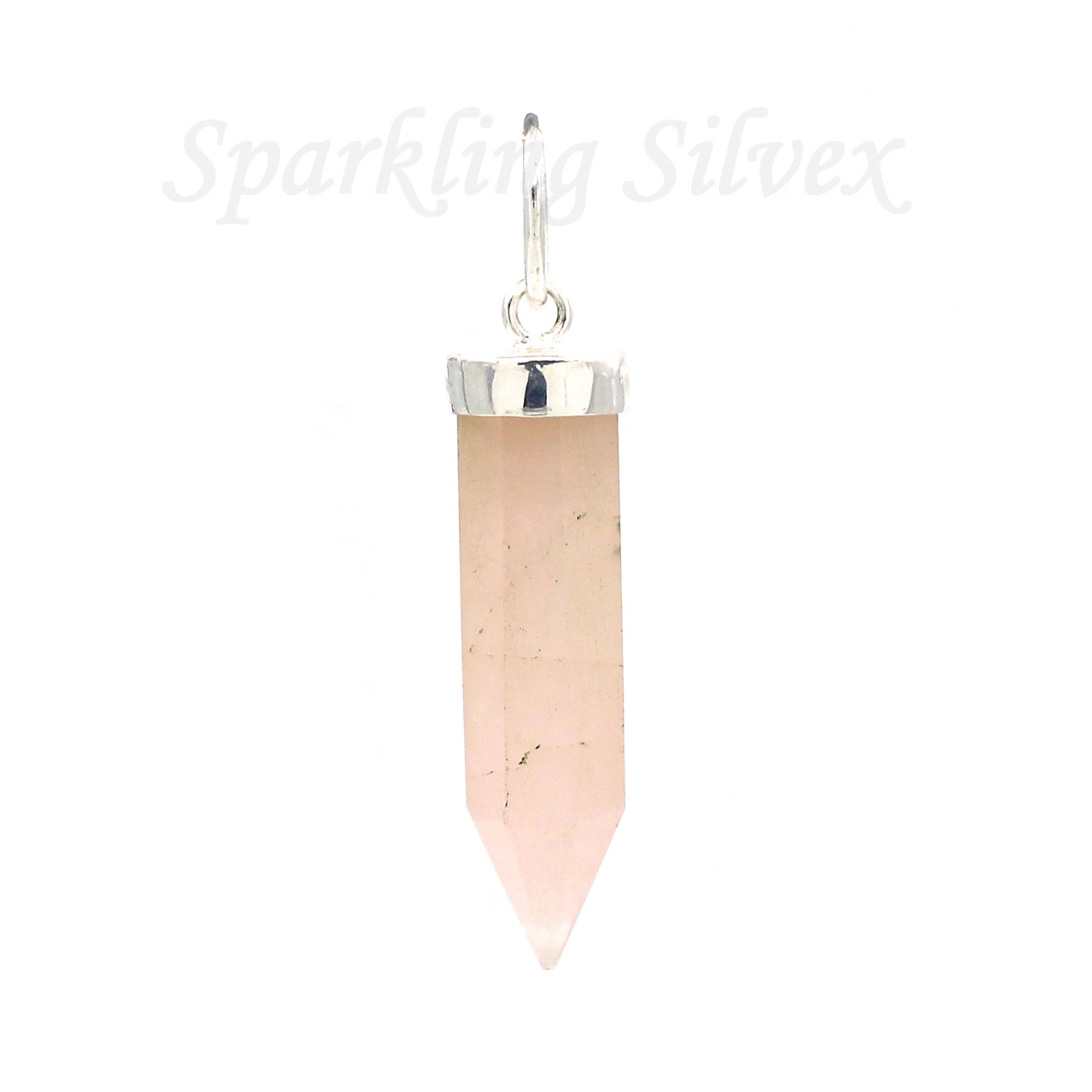 Love Healing Pendant Rose Quartz Pencil Point Pendant Manufacturer