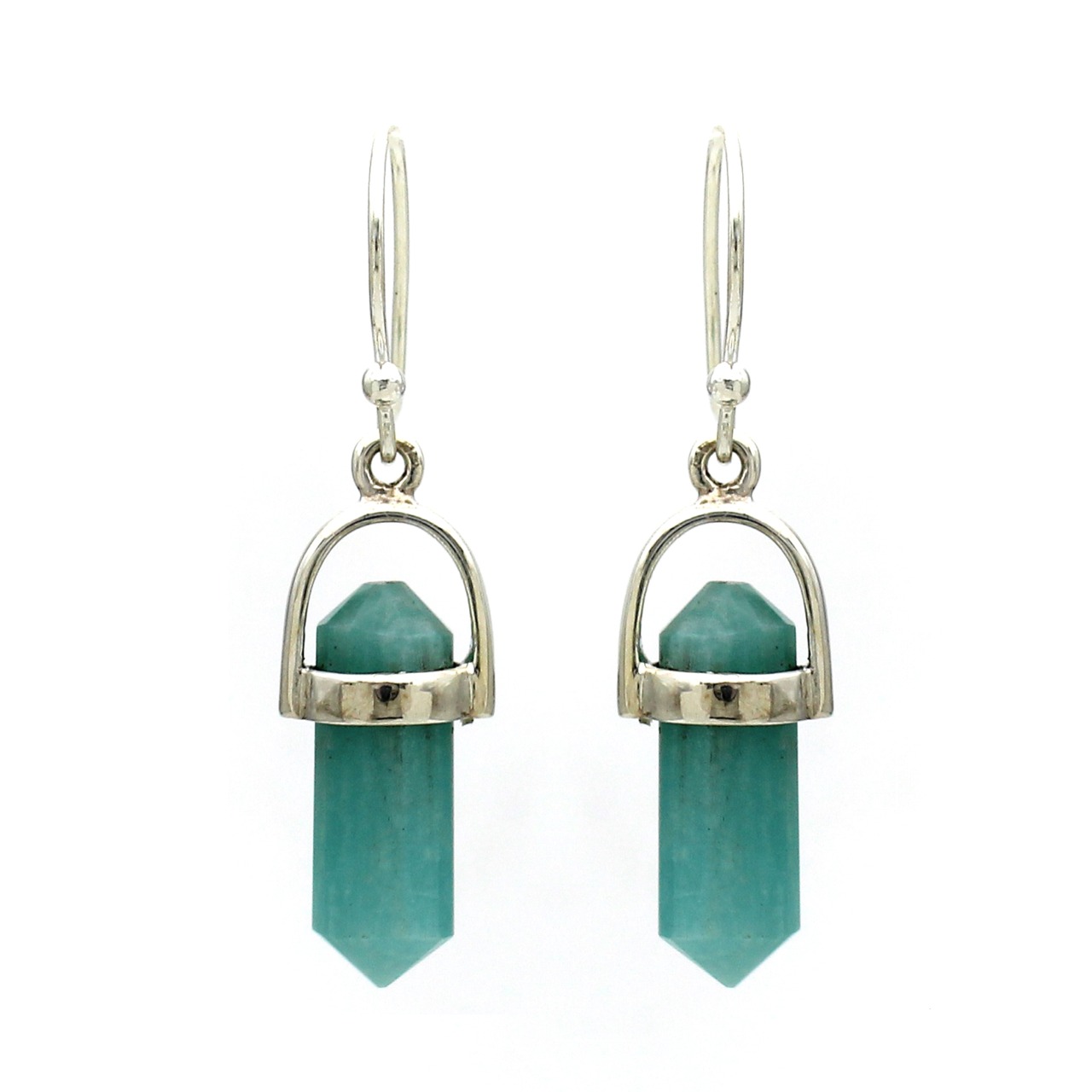 Amazonite Pencil Hanging Earring Manufacture
