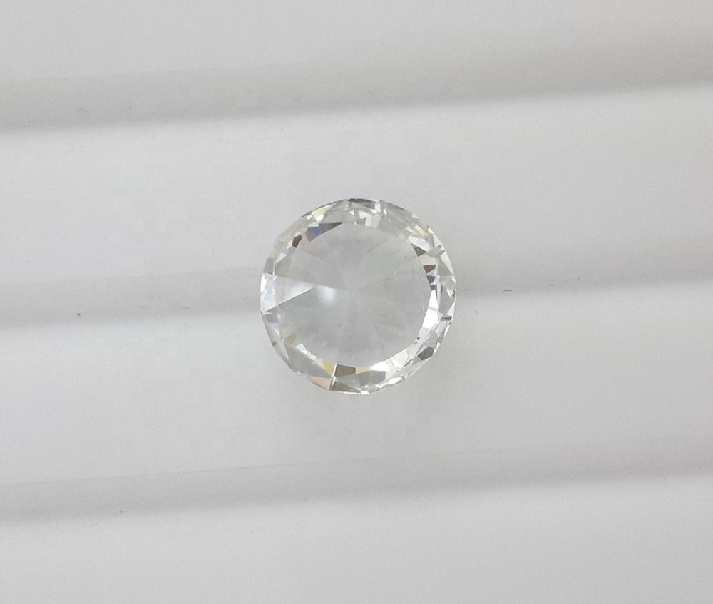 Natural Loose White Sapphire Brilliant Cut Round Wholesaler