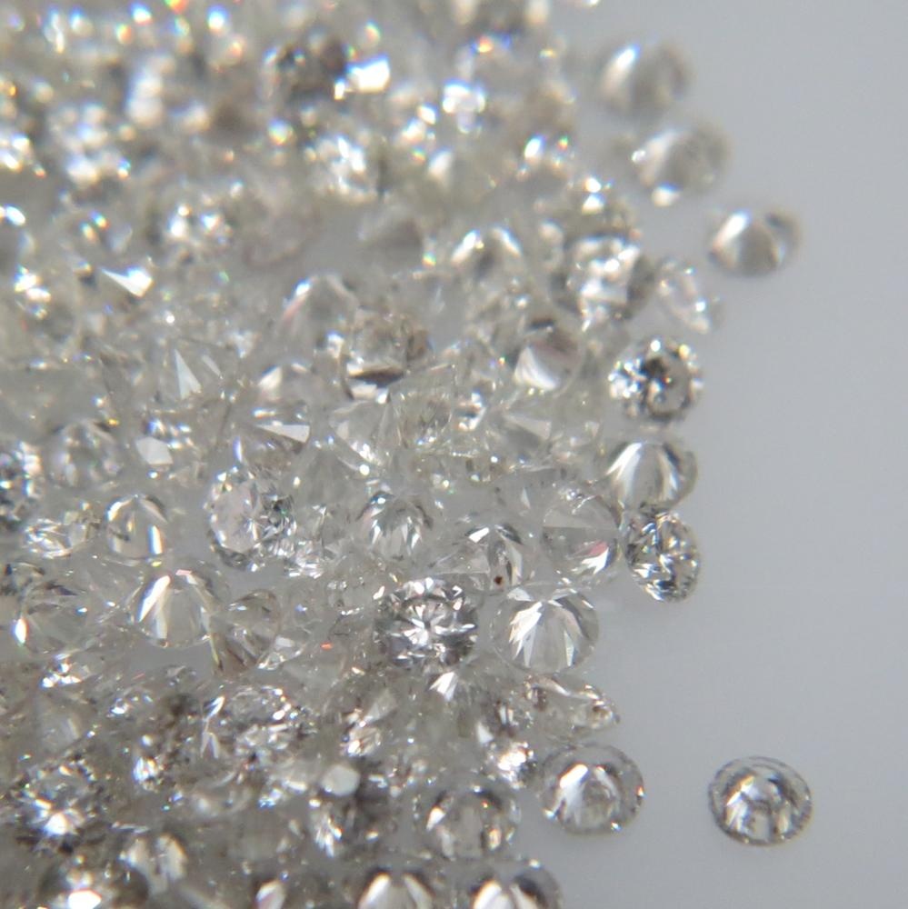 Natural Loose Diamond 1.1mm VS Clarity G Color Brilliant Cut Round Supplier
