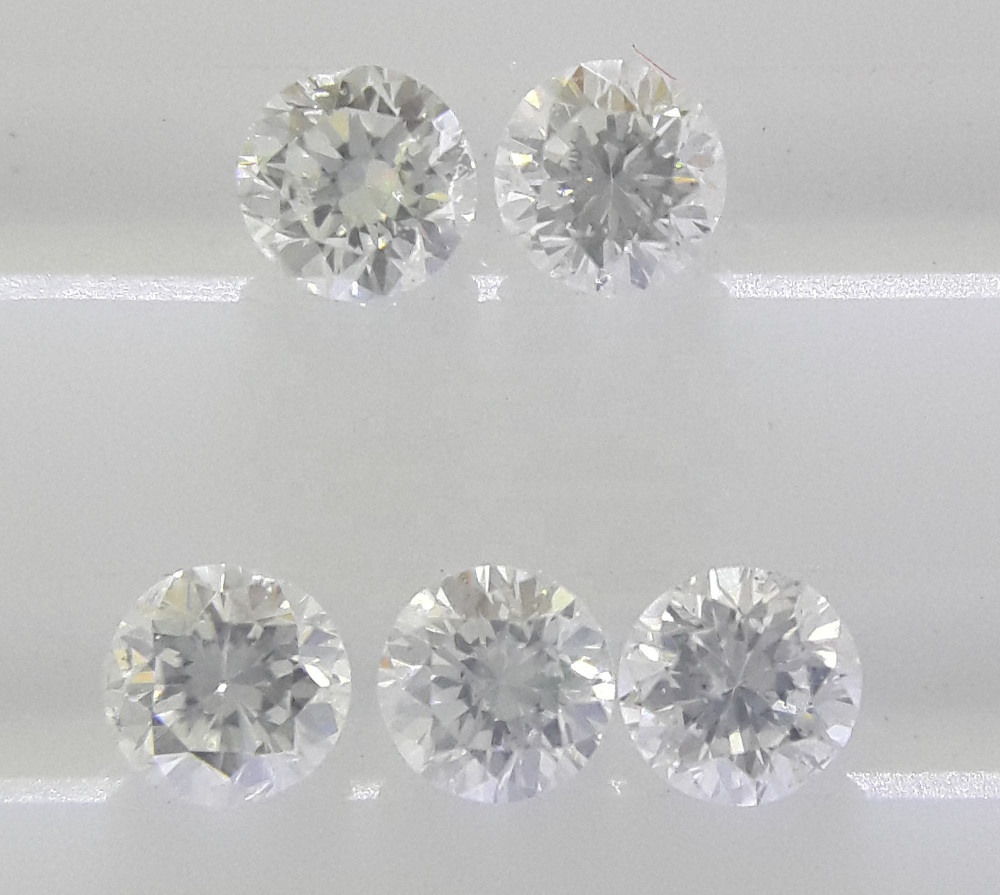 Natural Loose Diamond 1.1mm VS Clarity G Color Brilliant Cut Round Supplier