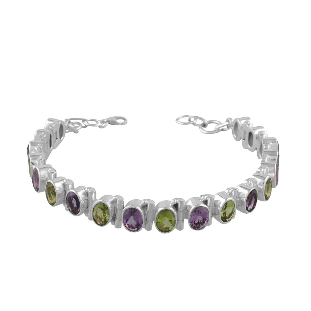 925 silver jewelry Amethyst bracelet Exporter
